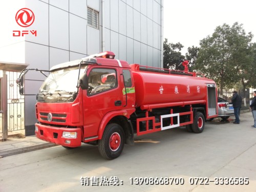 東風(fēng)一排半駕駛室糧庫(kù)消防車